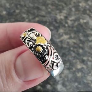 Dragonfly Carved Ring Designed size 7 NEW